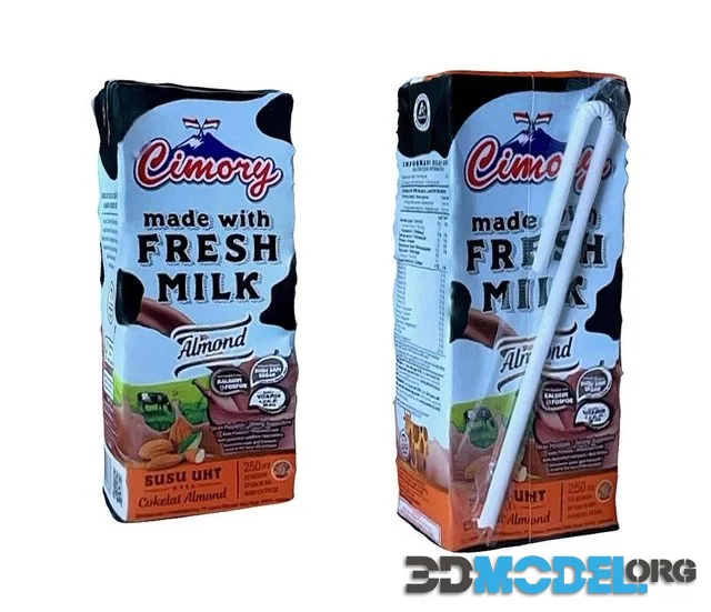 Almond Flavour Milk Scaniverse (PBR)