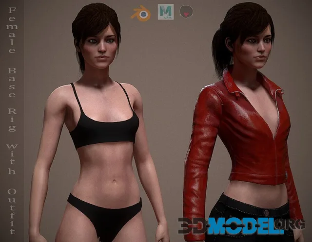 Female Base With Outfit (PBR)