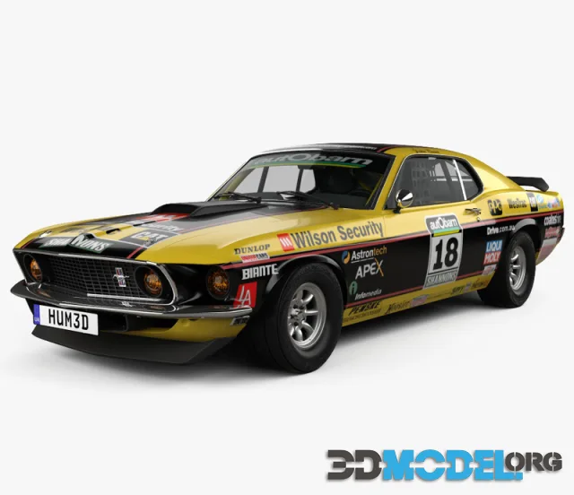 Ford Mustang John Bowe 1969