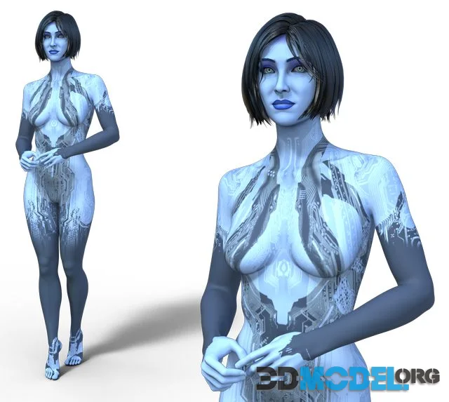 Halo 4 Cortana for Daz Genesis 9