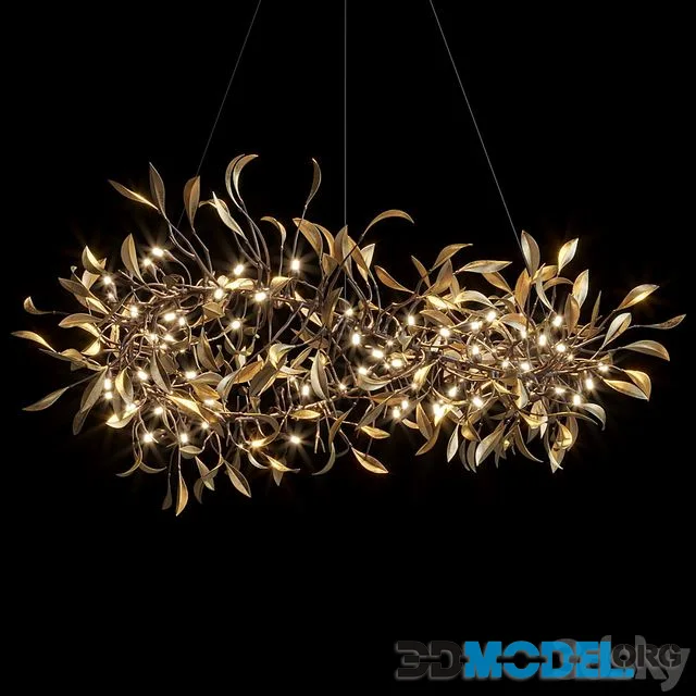 Hanging chandelier Vargov Design - Olive
