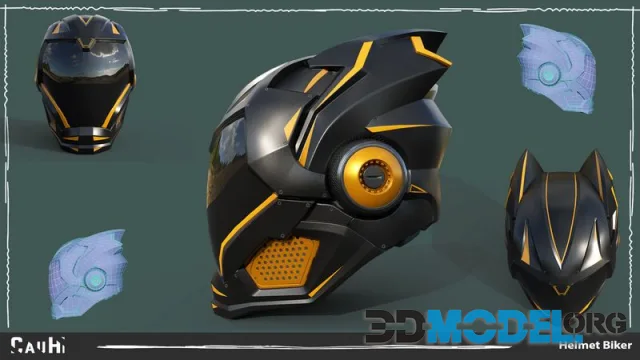 Helmet Biker (PBR)