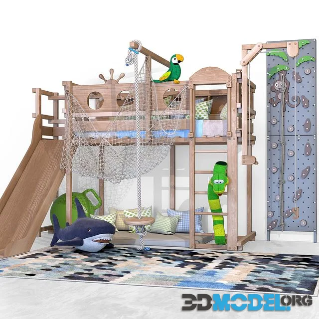 Loft bed Woodland