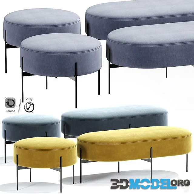 Macca ottoma set