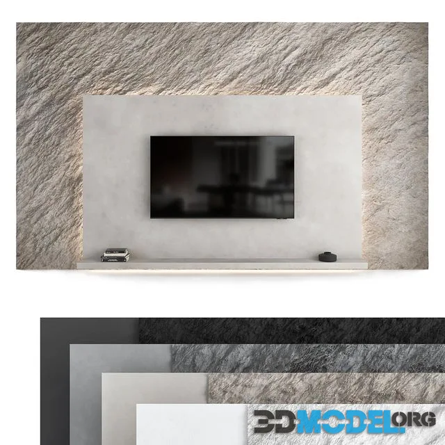 TV wall set 07
