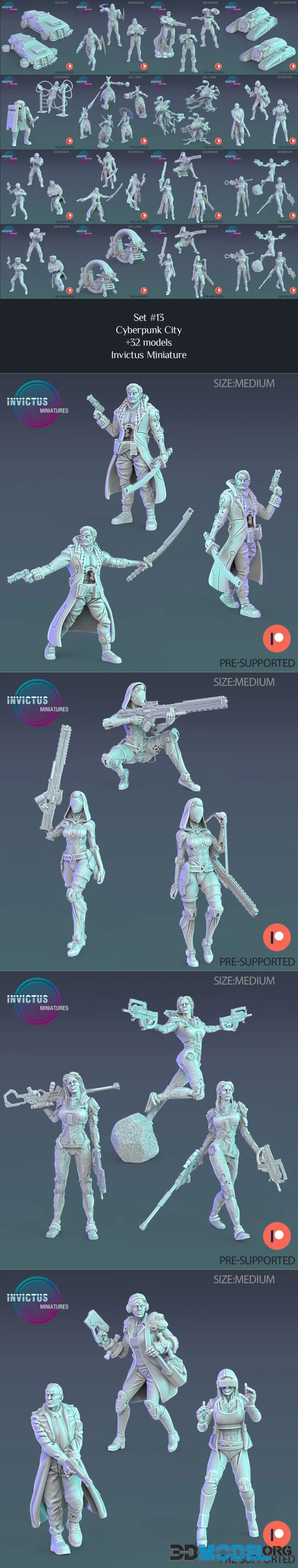 Epic Miniatures - Cyberpunk City – Printable