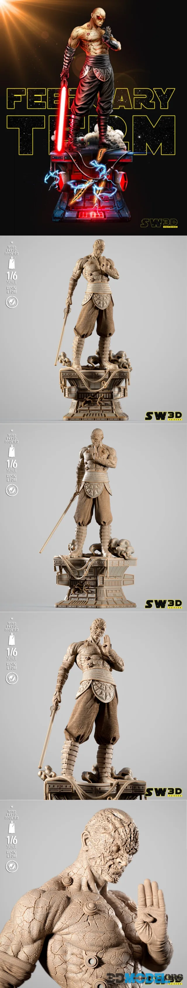 SW3D - Darth Sion Sculpture – Printable