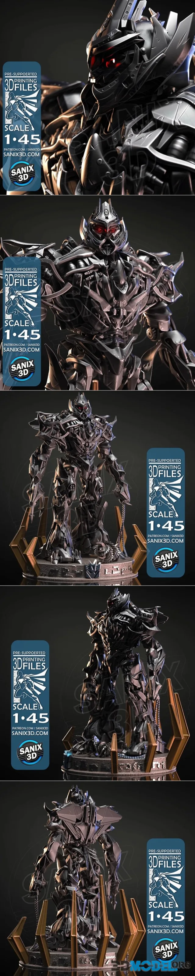 Sanix - Megatron - Transformers – Printable