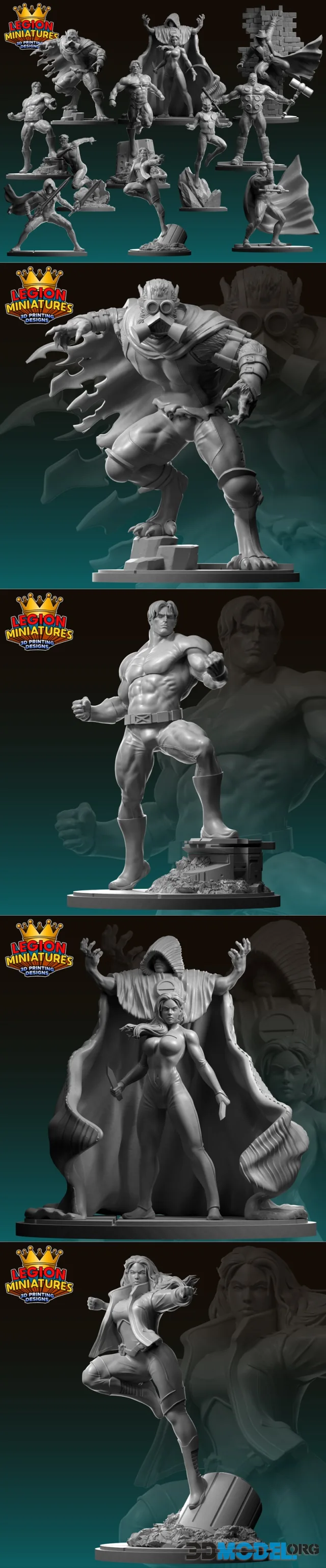 Legion miniatures January 2025 – Printable