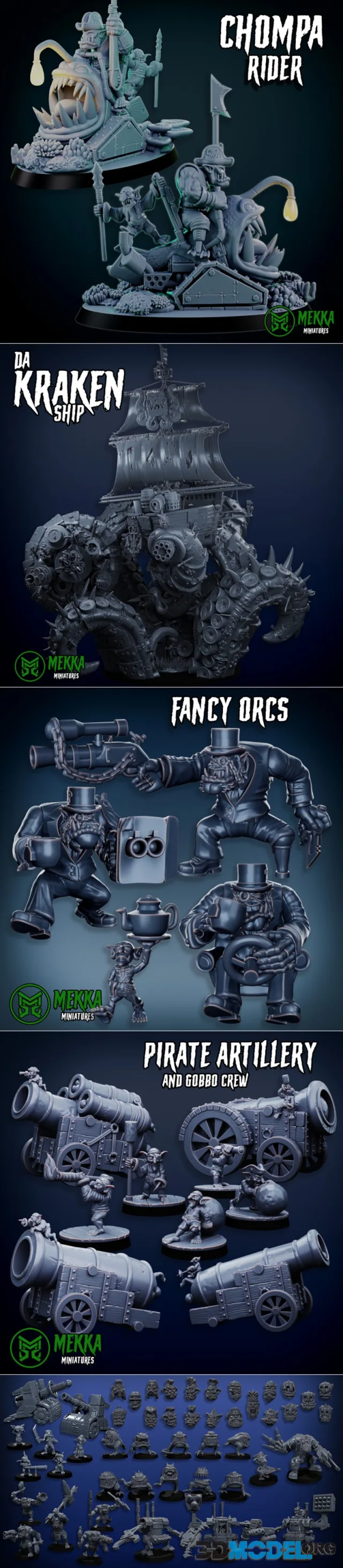 Mekka Miniatures Pack June - December 2023 and Welcome Pack – Printable