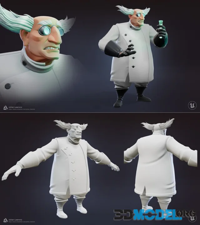 Stylized Professor – Printable