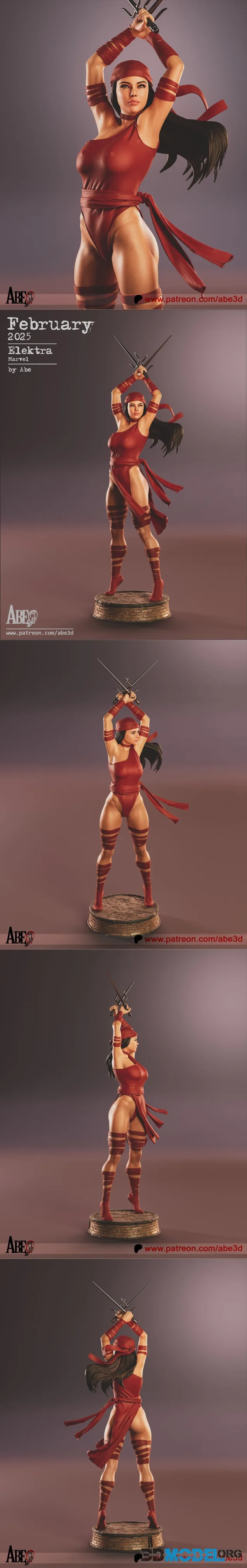 Abe3D - Elektra - February 2025 – Printable
