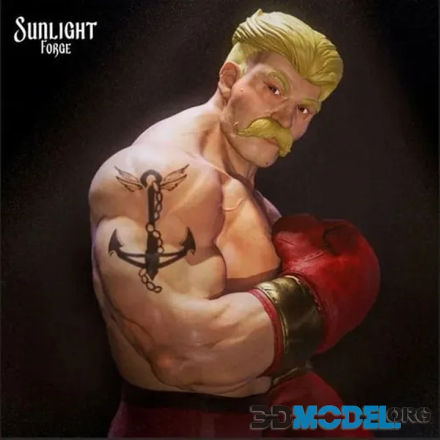 Pugilist bust – Printable