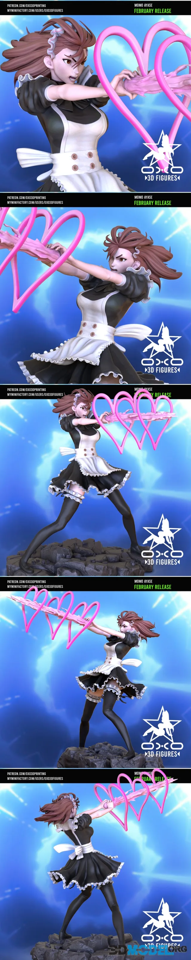 OXO3D Figures - Momo Ayase – Printable