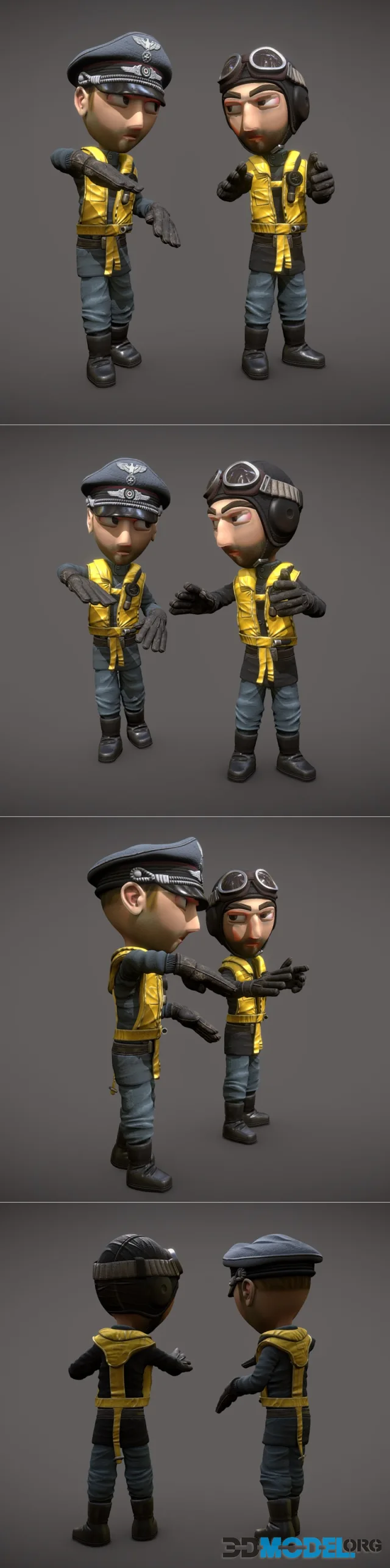 TOY luftwaffe pilots – Printable