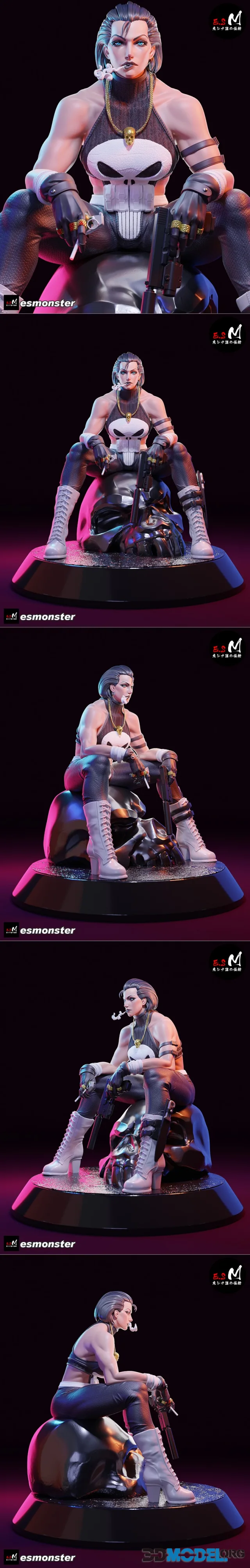 E.S Monster - Punisher (Female) – Printable