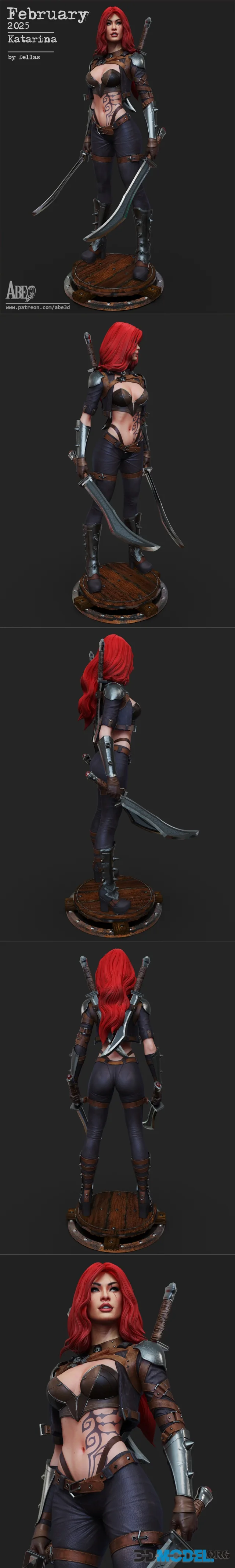 Abe3D - Katarina – Printable