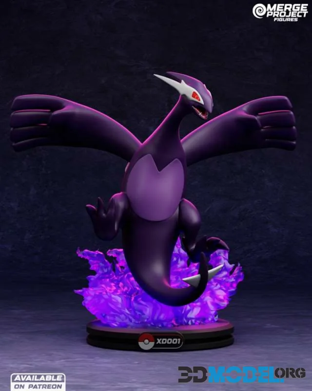 Merge Project Figures - Shadow Lugia – Printable