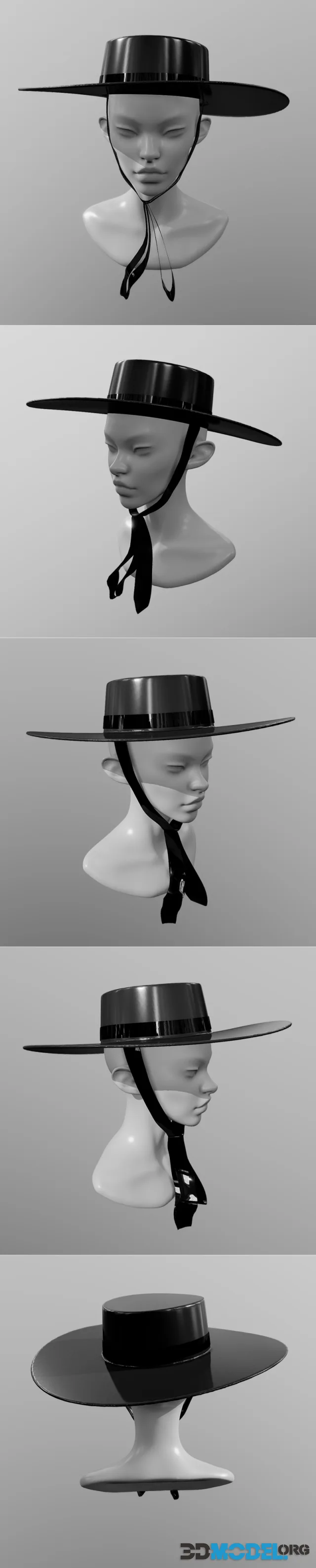Brimmed hat - headwear – Printable