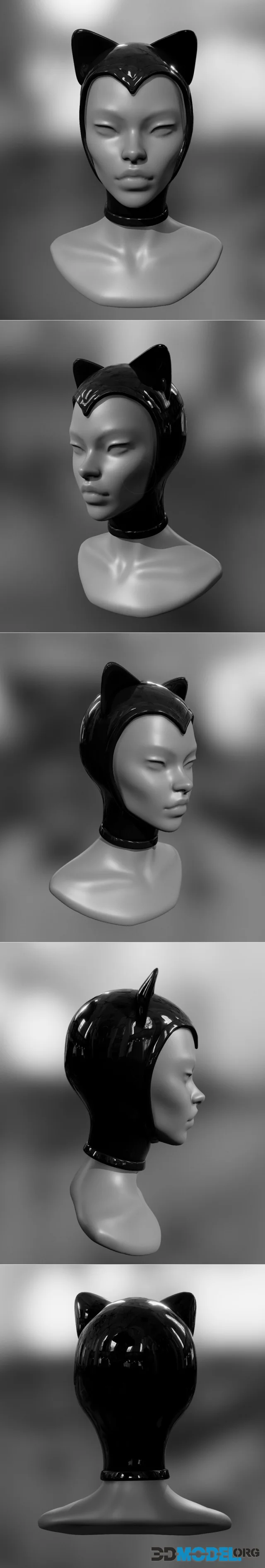 Kitty cat hat hood - catwoman – Printable