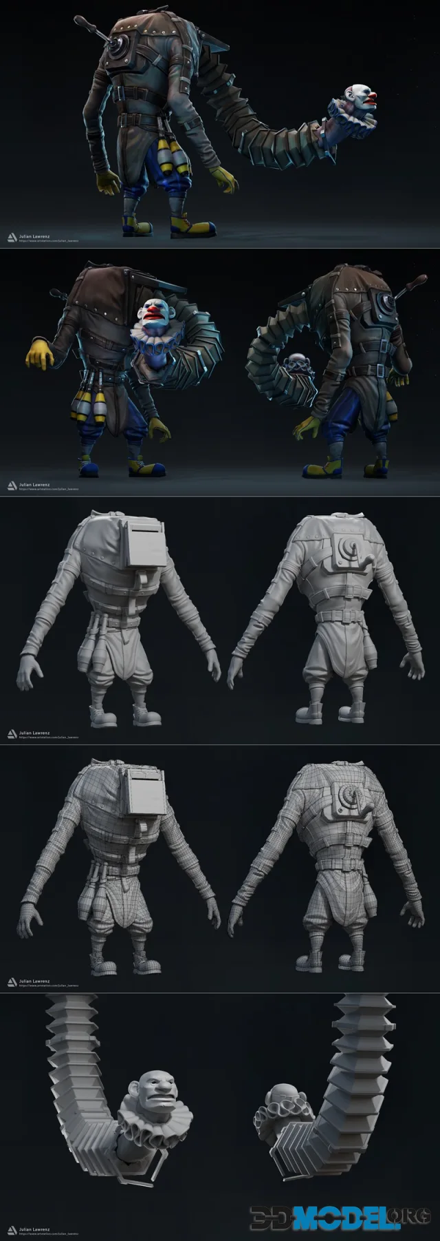 Clown Endboss – Printable