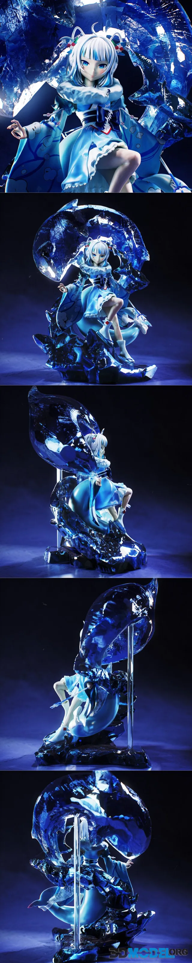 Tesnhi Figures - Hololive - Gawr Gura – Printable