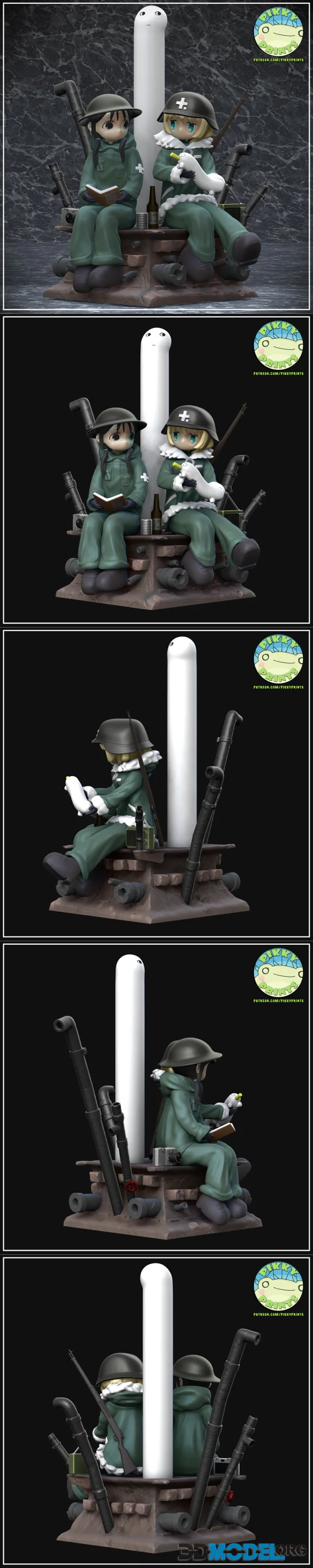 Pikky Prints - Girls' Last Tour (Chito and Yuuri) – Printable