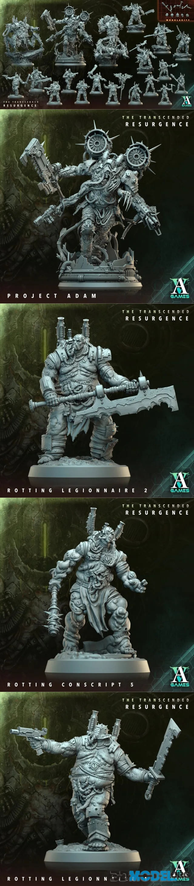 Archvillain Games - The Transcended - Resurgence – Printable