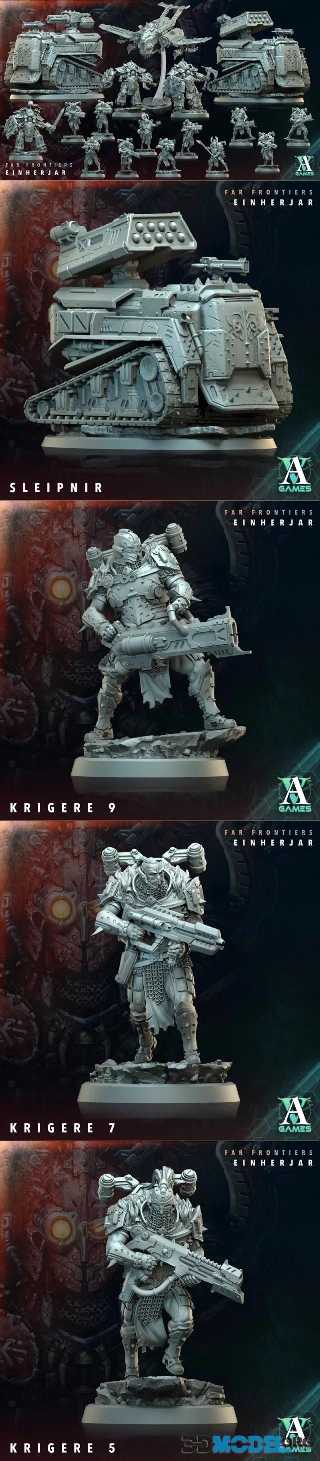 Archvillain Games - Far Frontiers - Einherjar – Printable