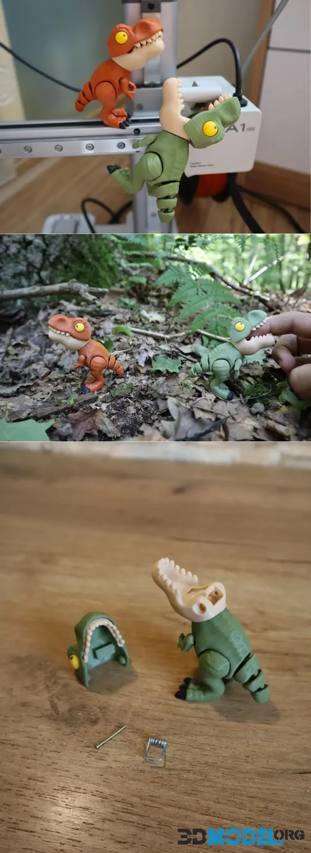 Biting T-Rex Multipart – Printable