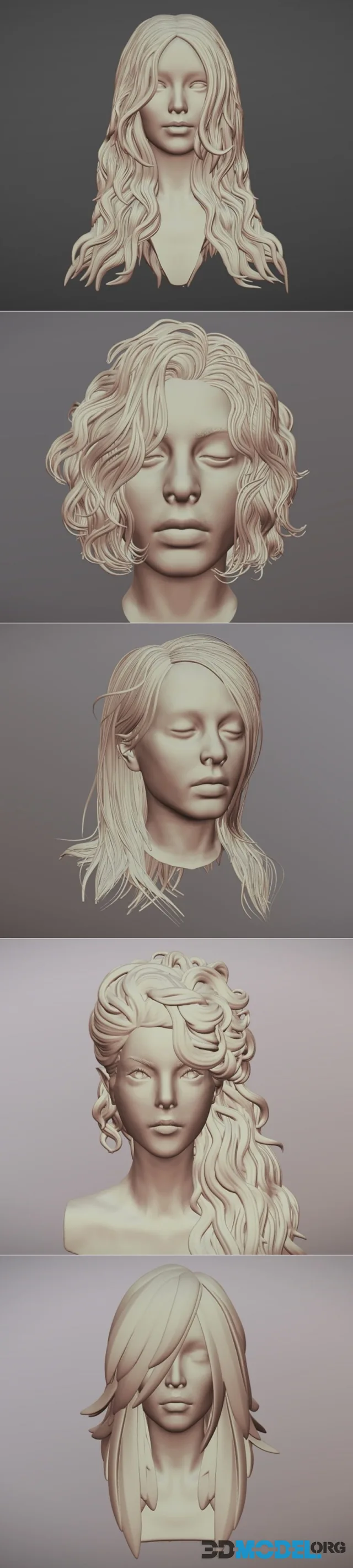 Hair pack 2 – Printable