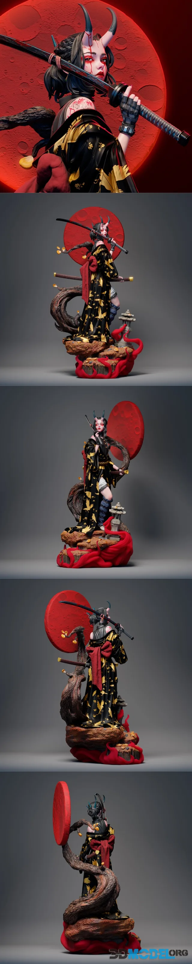 Ca 3d Studios - Oni – Printable