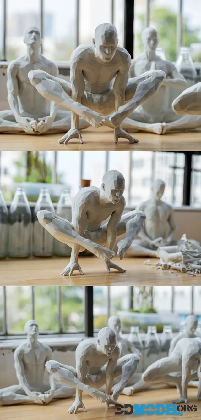 Meditating Man Series 003 – Printable