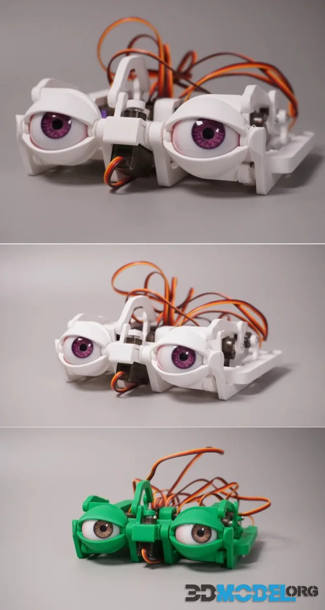 Animatronic Eye Mechanism ε3.1 – Printable