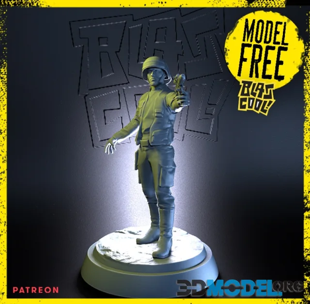 Milton - Rebel Soldier – Printable