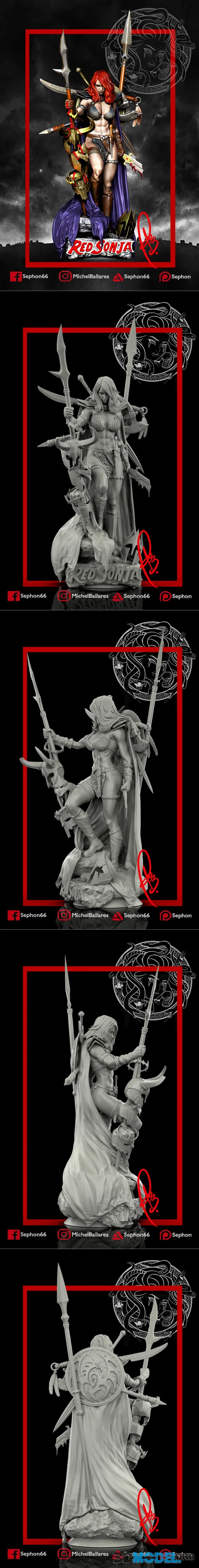 Red Sonja By Creative Geek MB – Printable