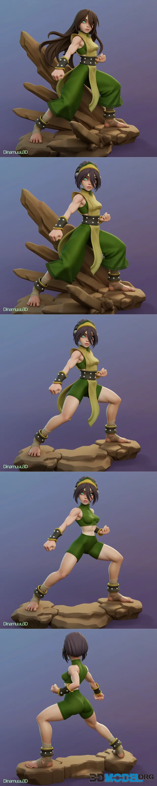Dinamuuu3D - Avatar - Toph Beifong – Printable