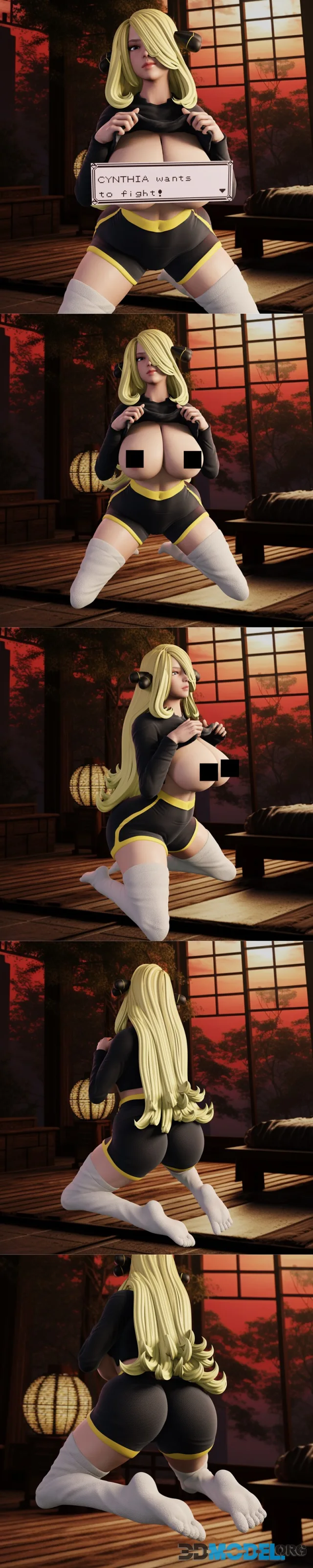 QB Works - Pokemon - Trainer Cynthia – Printable