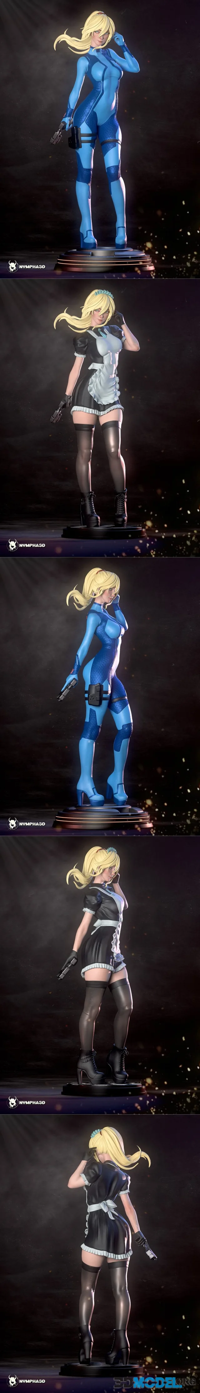 Nympha - Metroid - Samus Aran – Printable