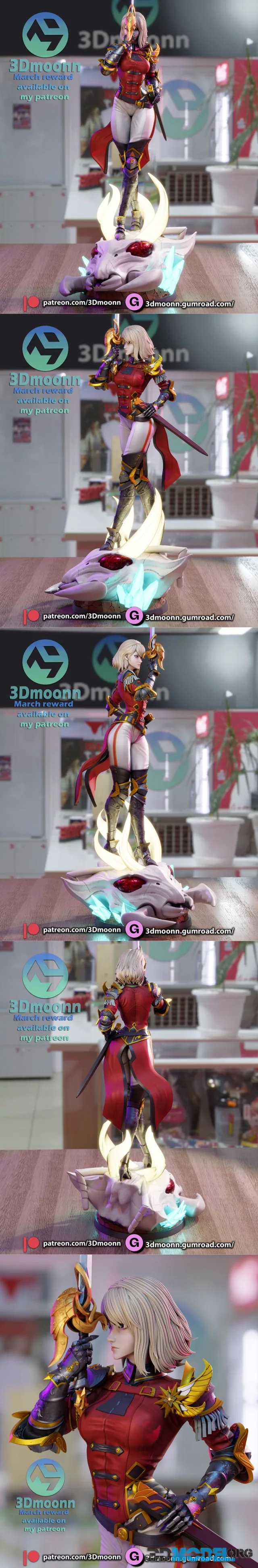 3Dmoonn - Solo Leveling - Cha Hae-In – Printable
