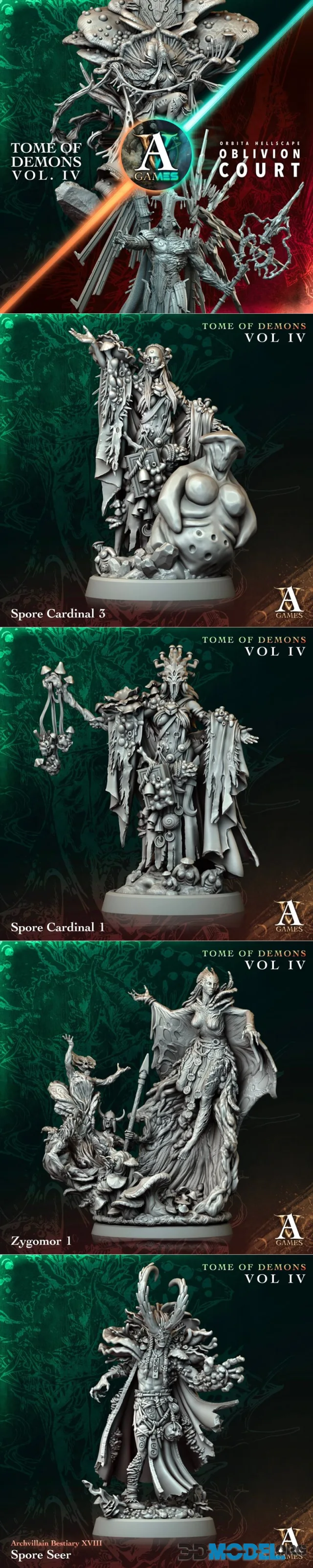 Archvillain Games - Tome of Demons Vol. IV February 2025 – Printable