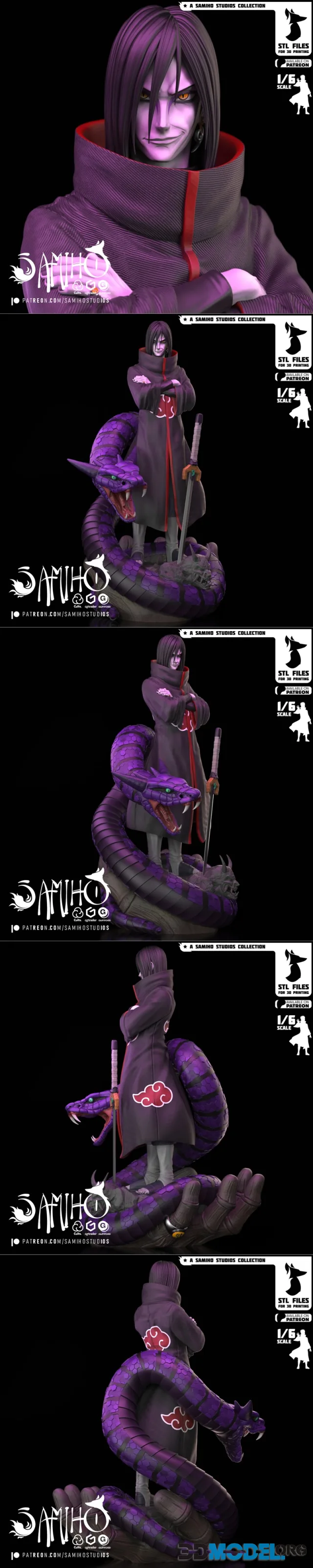Samiho Studios - Naruto - Orochimaru – Printable