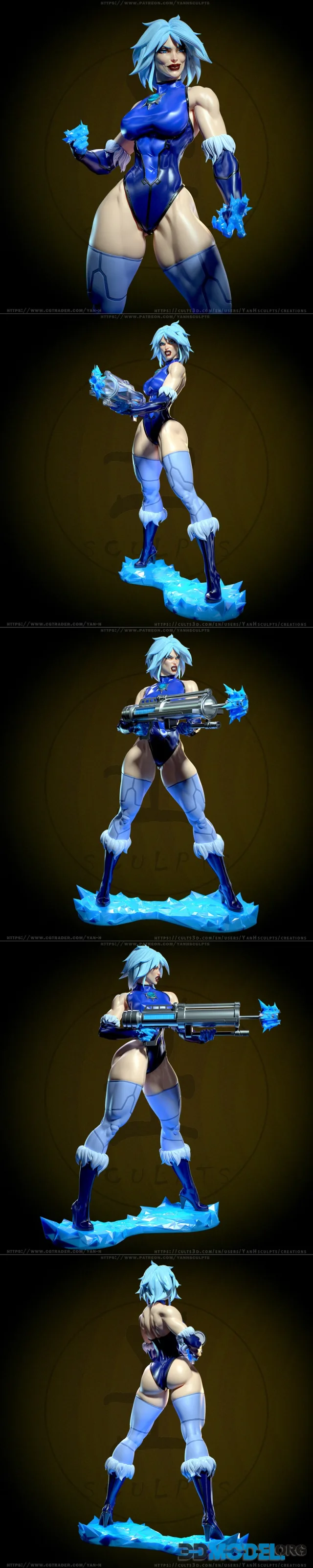 Yan-H - DC - Killer Frost – Printable