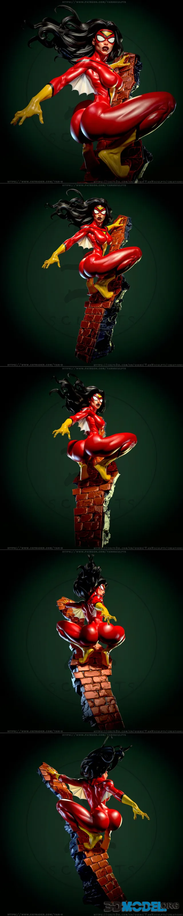 Yan-H - Marvel - Spider-Woman – Printable