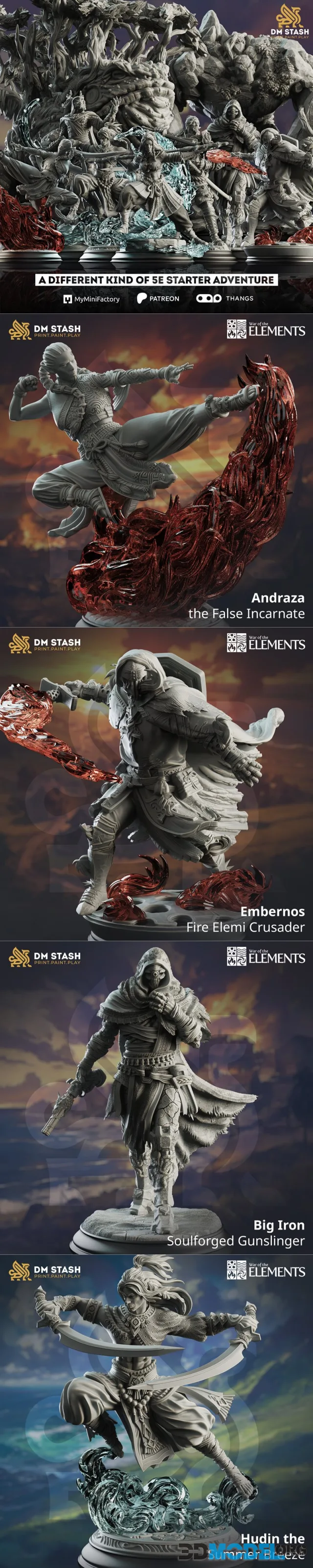 DM Stash - War of the Elements – Printable