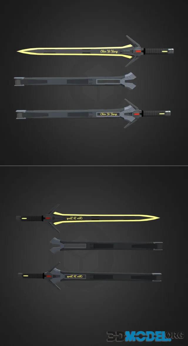 Sci-Fi Energy Sword – Printable