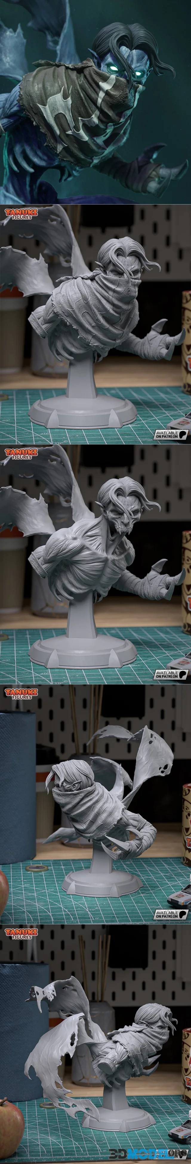 Tanuki Figures - Raziel Bust – Printable