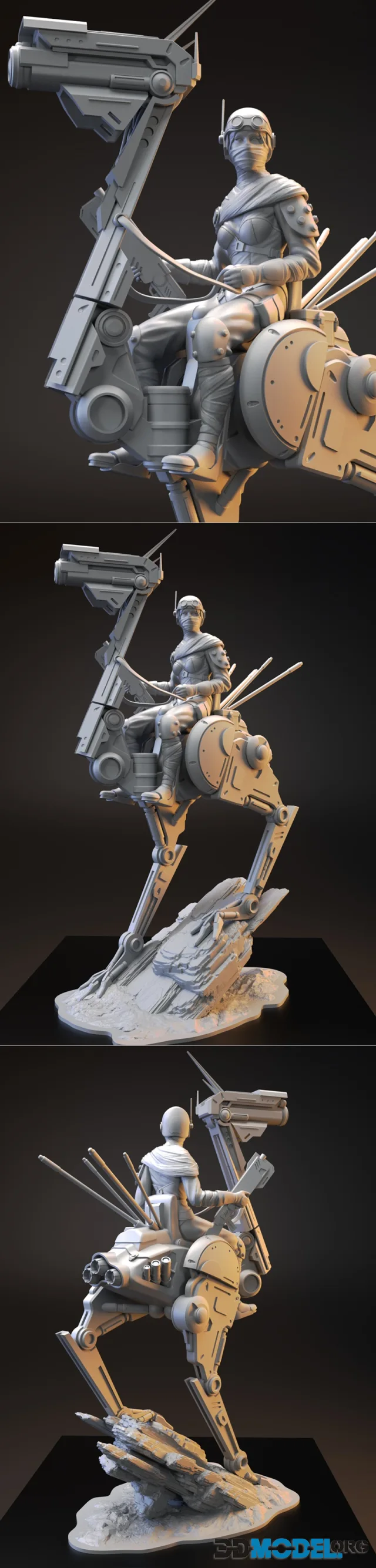 GSculpt Art - The Sentinel - Printing Guide – Printable