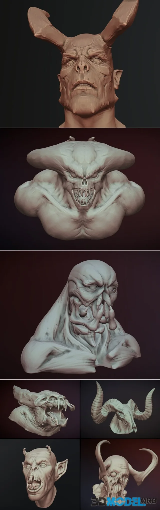 Demon Head 01-07 – Printable