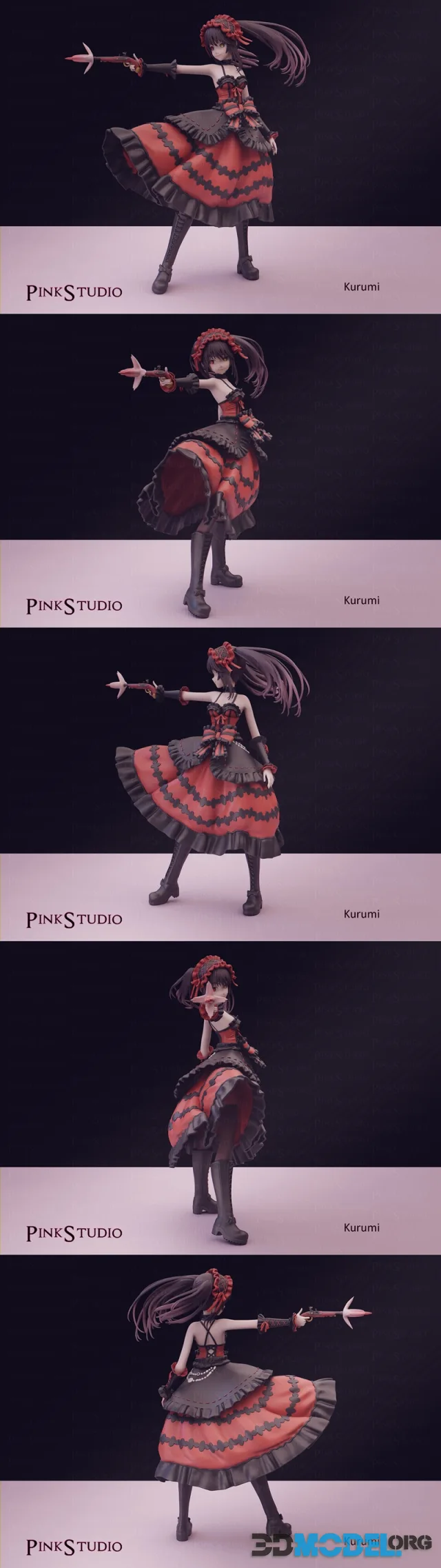 Pink Studio - Kurumi Tokisaki - Date A Live – Printable